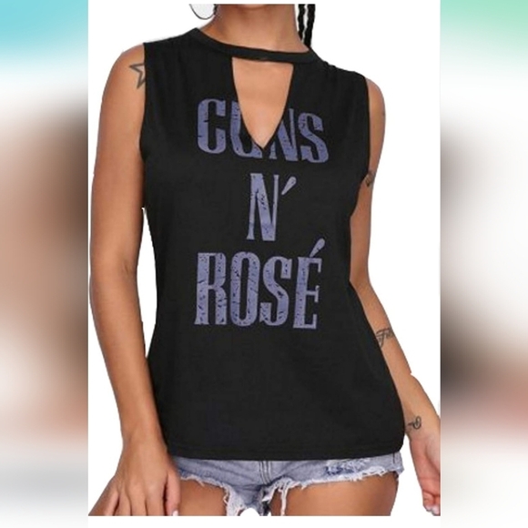 Women's tank top graphic Guns and Rosè. - Picture 6 of 6